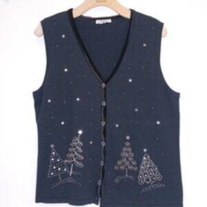 Mercer Street Studio Christmas Present  Button Up Cardigan